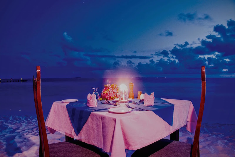Private Beach Dining, Eriyadu Maldives Island