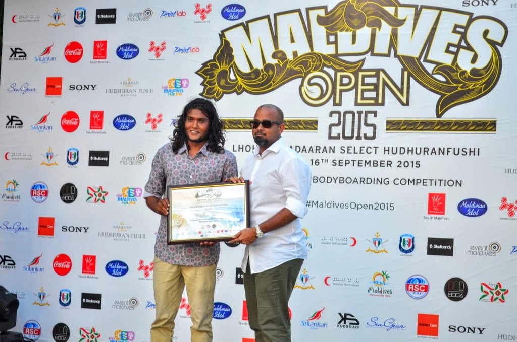 Awarding Ceremony of the 2nd Annual ASC Maldives Open 2015