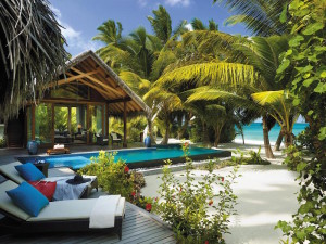 Beach Villa, Shangri-La’s Villingili Resort & Spa
