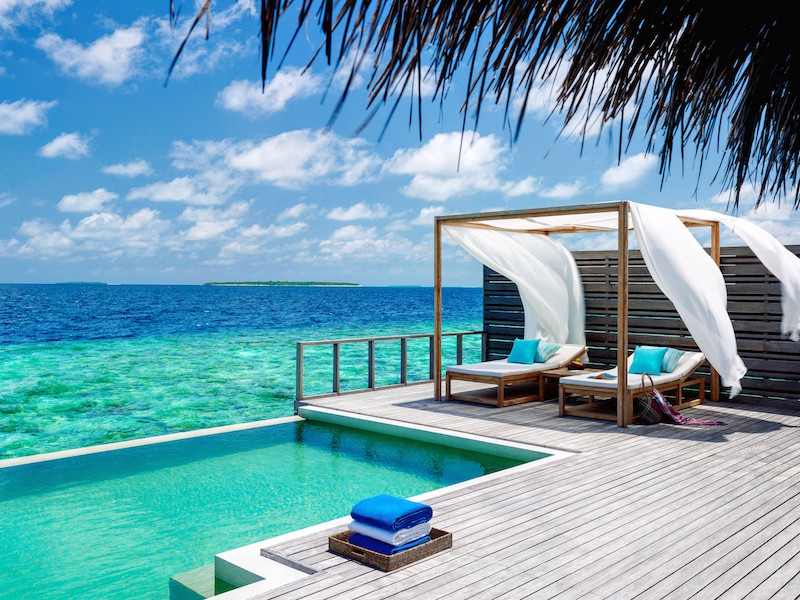 Ocean Villa Terrace, Dusit Thani Maldives