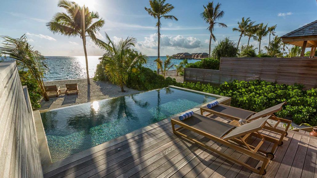Beach Sunset Pool Villa, Hurawalhi Maldives