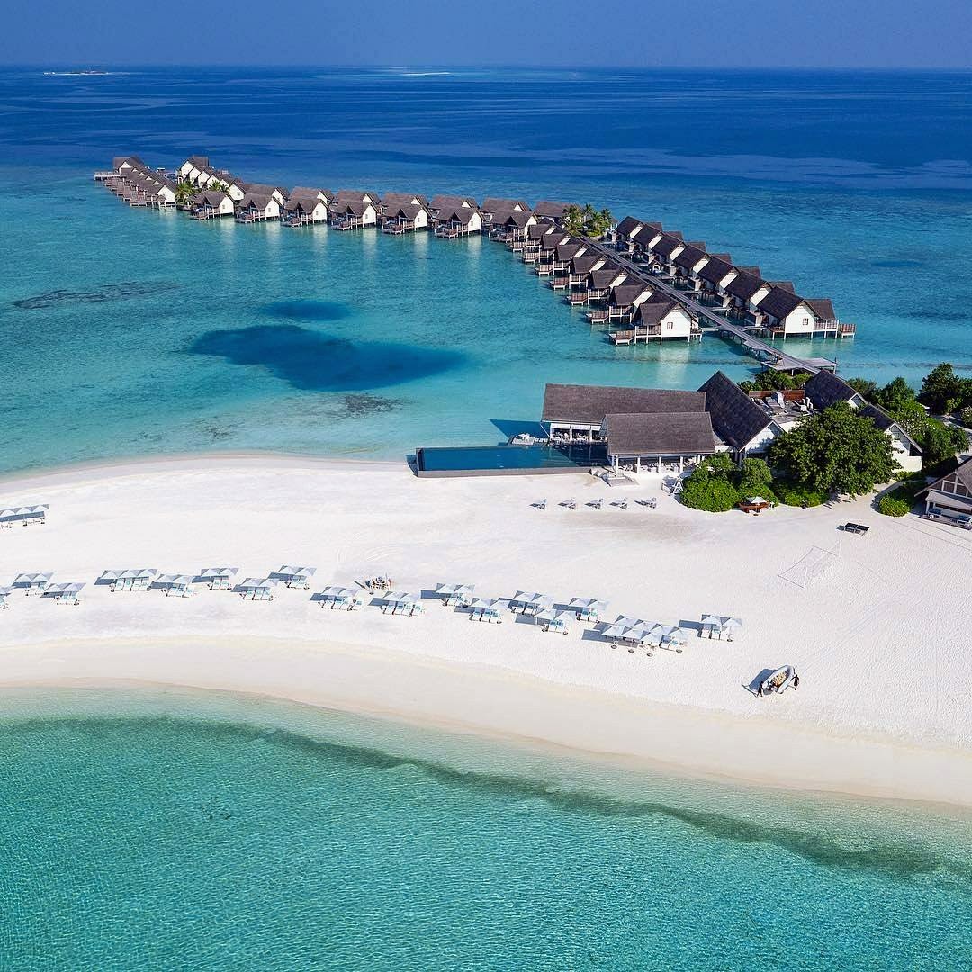 Aerial, Four Seasons Resort Maldives at Landaa Giraavaru