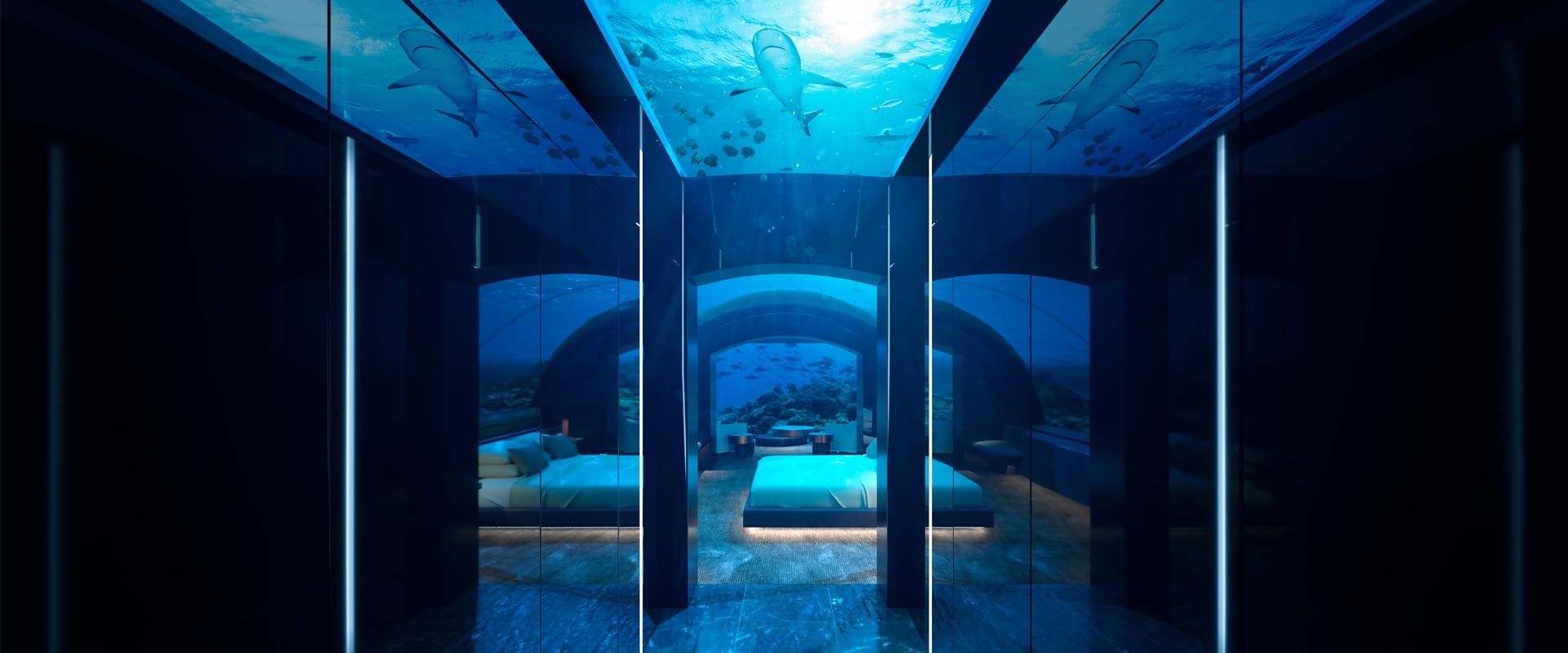 Undersea villa Corridor