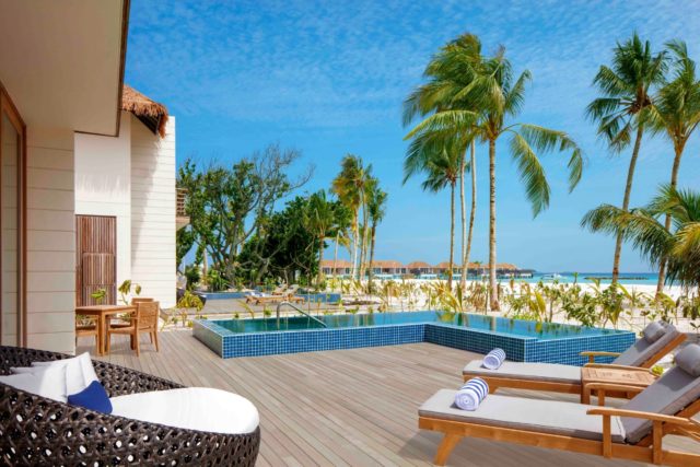 3 Bedroom Beach Villa with Private Pool - Radisson Blu Maldives